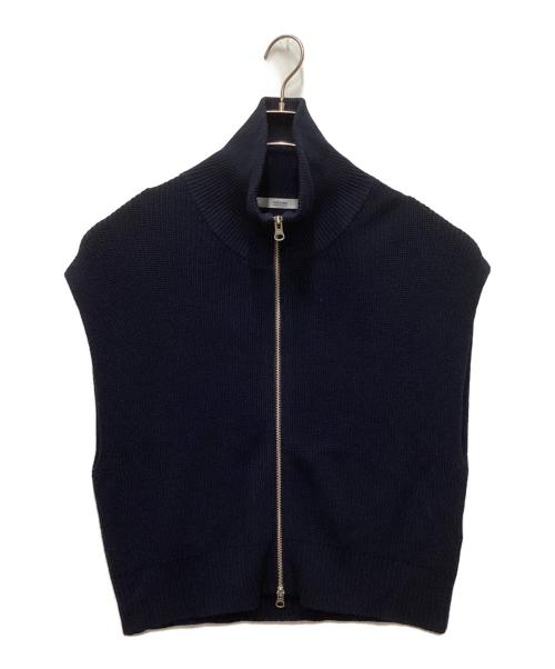JOURNAL STANDARD relume（ジャーナルスタンダード レリューム）JOURNAL STANDARD relume (ジャーナルスタンダード レリューム) ハイネックジップベスト ネイビー サイズ:FREEの古着・服飾アイテム