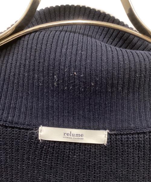 JOURNAL STANDARD relume（ジャーナルスタンダード レリューム）JOURNAL STANDARD relume (ジャーナルスタンダード レリューム) ハイネックジップベスト ネイビー サイズ:FREEの古着・服飾アイテム
