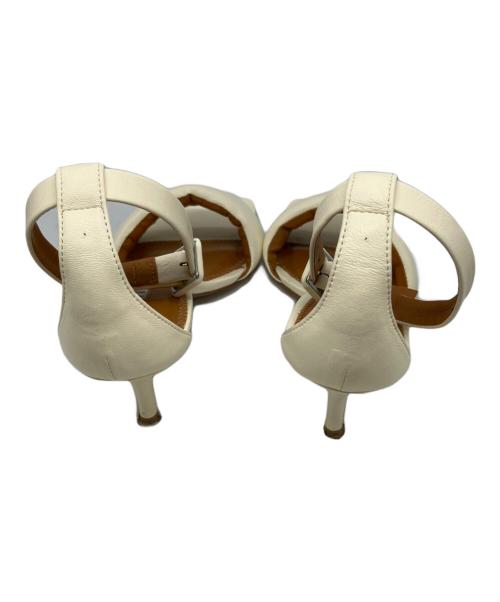 Pippichic（ピッピシック）Pippichic (ピッピシック) スクエアトゥーサンダル アイボリー サイズ:SIZE37の古着・服飾アイテム