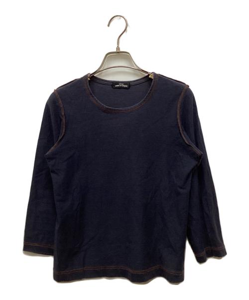 tricot COMME des GARCONS（トリココムデギャルソン）tricot COMME des GARCONS (トリココムデギャルソン) インサイドアウトカットソー ネイビー サイズ:表記無しの古着・服飾アイテム
