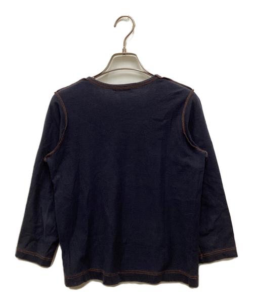 tricot COMME des GARCONS（トリココムデギャルソン）tricot COMME des GARCONS (トリココムデギャルソン) インサイドアウトカットソー ネイビー サイズ:表記無しの古着・服飾アイテム