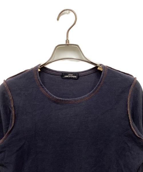 tricot COMME des GARCONS（トリココムデギャルソン）tricot COMME des GARCONS (トリココムデギャルソン) インサイドアウトカットソー ネイビー サイズ:表記無しの古着・服飾アイテム