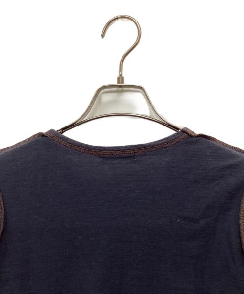 tricot COMME des GARCONS（トリココムデギャルソン）tricot COMME des GARCONS (トリココムデギャルソン) インサイドアウトカットソー ネイビー サイズ:表記無しの古着・服飾アイテム