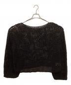 editionエディション）の古着「透かし編みニット」｜ブラック