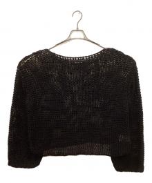 edition（エディション）の古着「透かし編みニット」｜ブラック