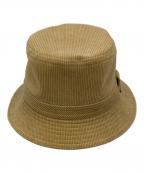 BURBERRY LONDONバーバリーロンドン）の古着「裏ノヴァチェックコーデュロイバケットハット」｜ベージュ