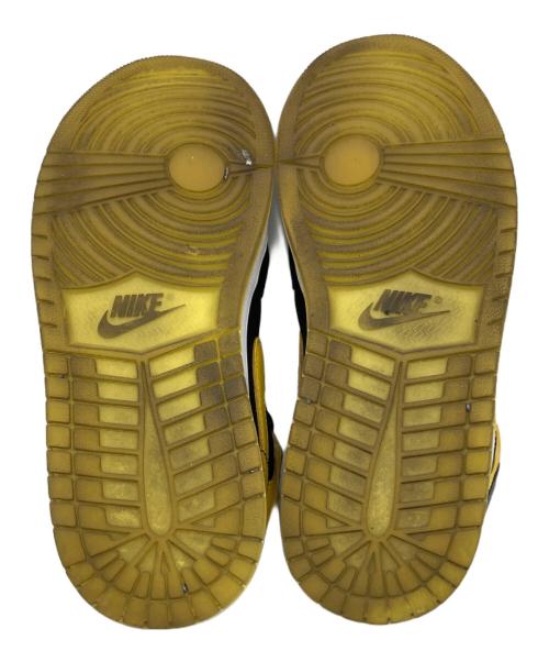 NIKE（ナイキ）NIKE (ナイキ) Air Jordan 1 Mid SE スニーカー（エアジョーダンワンミッド） イエロー×ブラック サイズ:US9の古着・服飾アイテム