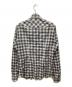 DOLCE & GABBANA (ドルチェ＆ガッバーナ) チェック柄ウエスタンシャツ ブルー×アイボリー サイズ:42：8000円