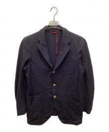ERMENEGILDO ZEGNA（エルメネジルド・ゼニア）の古着「金釦ジャケット」｜ネイビー