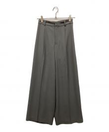 COLLAGE GALLARDAGALANTE（コラージュ ガリャルダガランテ）の古着「ジャージワイドパンツ」｜グレー