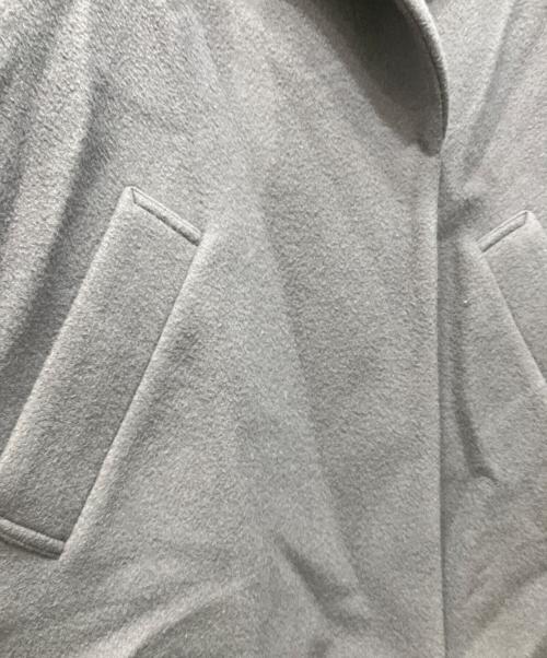 IENA（イエナ）IENA (イエナ) super140 ウールコクーンショートコート パープル サイズ:34の古着・服飾アイテム