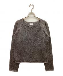 ATTISESSION（アティセッション）の古着「ラメニット」｜シルバー