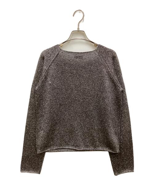 ATTISESSION（アティセッション）Attisession (アティセッション) ラメニット シルバー サイズ:FREEの古着・服飾アイテム