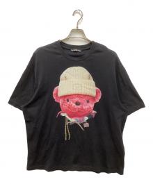 Acne studios（アクネ ストゥディオズ）の古着「Printed cotton T-shirt/プリンテッドコットンTシャツ」｜ブラック