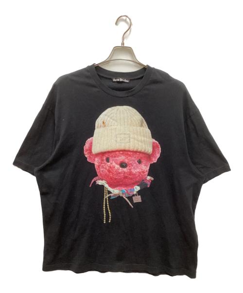 Acne studios（アクネ ストゥディオズ）Acne studios (アクネ ストゥディオズ) Printed cotton T-shirt/プリンテッドコットンTシャツ ブラック サイズ:XLの古着・服飾アイテム