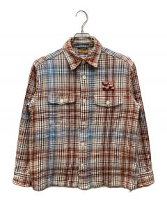 中古・古着通販】CAHLUMN (カウラム) Wool Flannel Baseball Shirt