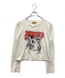 Hysteric Glamour（ヒステリックグラマー）の古着「HIT THE ROAD Tシャツ」｜ホワイト