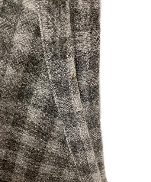 tricot COMME des GARCONS（トリココムデギャルソン）tricot COMME des GARCONS (トリココムデギャルソン) ウールチェックノースリーブワンピース グレー サイズ:採寸参照の古着・服飾アイテム