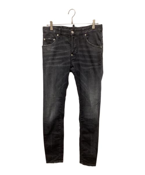 DSQUARED2（ディースクエアード）DSQUARED2 (ディースクエアード) デニムパンツ ブラック サイズ:46の古着・服飾アイテム
