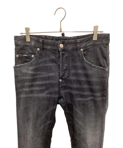 DSQUARED2（ディースクエアード）DSQUARED2 (ディースクエアード) デニムパンツ ブラック サイズ:46の古着・服飾アイテム