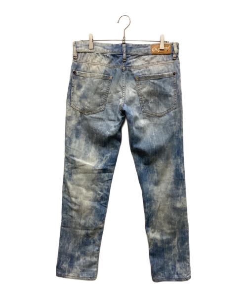 DSQUARED2（ディースクエアード）DSQUARED2 (ディースクエアード) ダメージデニムパンツ インディゴ サイズ:46の古着・服飾アイテム