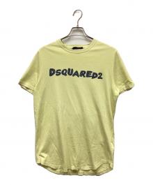DSQUARED2（ディースクエアード）の古着「ロゴカットソー」｜イエロー
