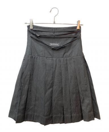 かわいいウサギ　ジャンポール　ゴルチエ　巻きスカート　ダークグレー　サイズ 中古・古着通販】Jean Paul GAULTIER (ジャンポールゴルチェ) プリーツ