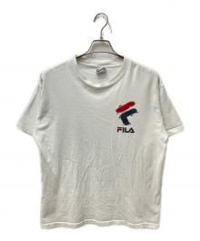 FILA（フィラ）の古着「両面プリント半袖Tシャツ」｜ホワイト
