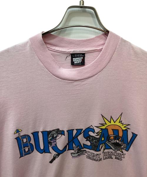 SCREEN STARS BEST（スクリーンズスターズベスト）SCREEN STARS BEST (スクリーンズスターズベスト) 半袖Tシャツ ライトピンク サイズ:Ｌの古着・服飾アイテム