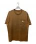 CarHartt（カーハート）の古着「ポケットTシャツ」｜ブラウン