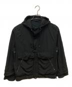 HERMESエルメス）の古着「フーデッドナイロンジャケット」｜ブラック