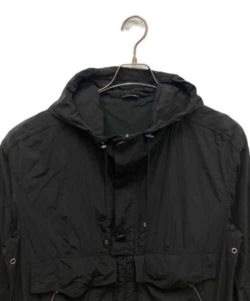 HERMES（エルメス）HERMES (エルメス) フーデッドナイロンジャケット ブラック サイズ:50の古着・服飾アイテム