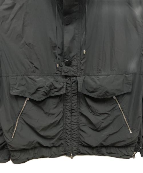 HERMES（エルメス）HERMES (エルメス) フーデッドナイロンジャケット ブラック サイズ:50の古着・服飾アイテム