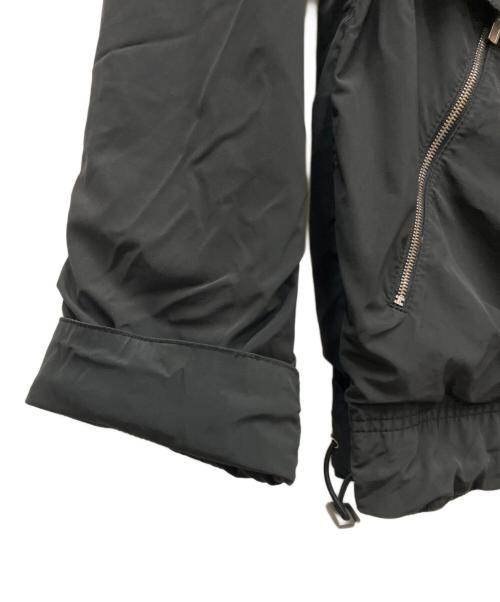 HERMES（エルメス）HERMES (エルメス) フーデッドナイロンジャケット ブラック サイズ:50の古着・服飾アイテム