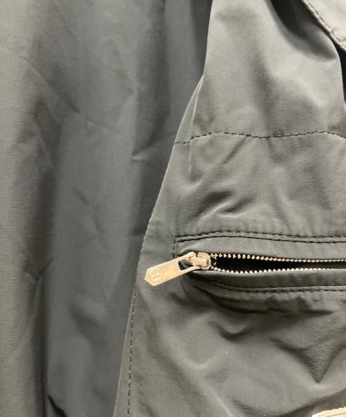 HERMES（エルメス）HERMES (エルメス) フーデッドナイロンジャケット ブラック サイズ:50の古着・服飾アイテム