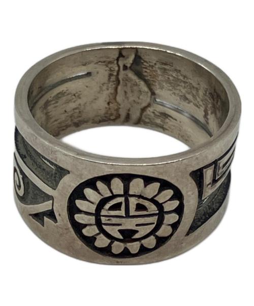 INDIAN JEWELRY（インディアンジュエリー）INDIAN JEWELRY (インディアンジュエリー) サンフェイスリング サイズ:１８号の古着・服飾アイテム
