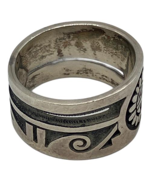 INDIAN JEWELRY（インディアンジュエリー）INDIAN JEWELRY (インディアンジュエリー) サンフェイスリング サイズ:１８号の古着・服飾アイテム