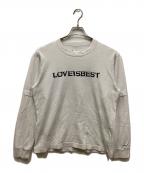 sacaiサカイ）の古着「LOVEISBEST カットソー」｜ホワイト
