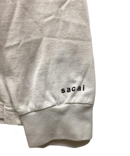 sacai（サカイ）sacai (サカイ) LOVEISBEST カットソー ホワイト サイズ:3の古着・服飾アイテム