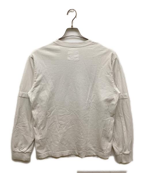 sacai（サカイ）sacai (サカイ) LOVEISBEST カットソー ホワイト サイズ:3の古着・服飾アイテム