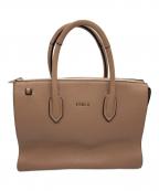 FURLAフルラ）の古着「ピン サッチェル 2WAYバッグ」｜ベージュ