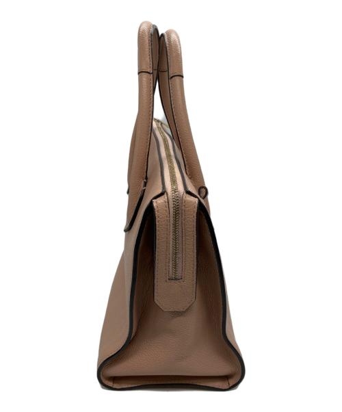 FURLA（フルラ）FURLA (フルラ) ピン サッチェル 2WAYバッグ ベージュの古着・服飾アイテム