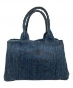PRADAプラダ）の古着「CANAPA/カナパデニムトートバッグ」｜インディゴ