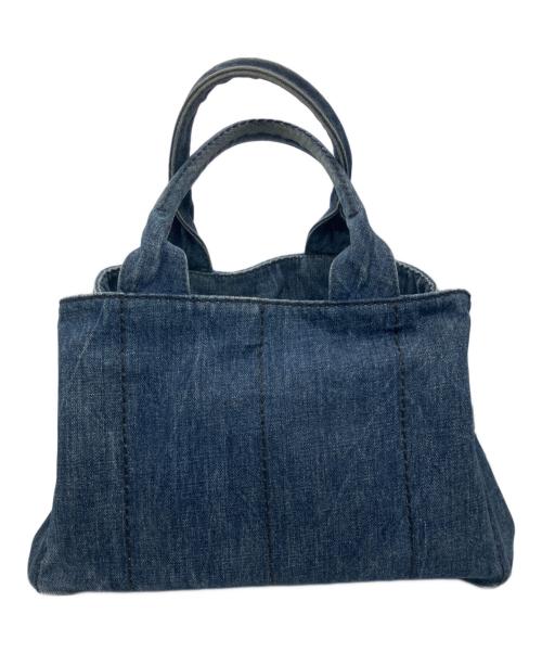 PRADA（プラダ）PRADA (プラダ) CANAPA/カナパデニムトートバッグ インディゴの古着・服飾アイテム