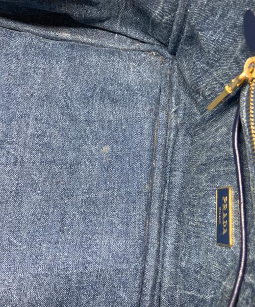 PRADA（プラダ）PRADA (プラダ) CANAPA/カナパデニムトートバッグ インディゴの古着・服飾アイテム