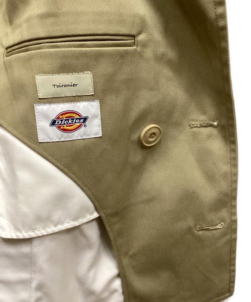 Toironier（トワロニエ）Toironier (トワロニエ) Dickies (ディッキーズ) Layered Trench Coat/レイヤードトレンチコート カーキ サイズ:2の古着・服飾アイテム