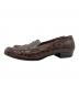 Salvatore Ferragamo (サルヴァトーレ フェラガモ) クロコ調コインローファー ブラウン サイズ:6：9000円