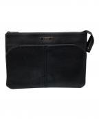 BURBERRY BLACK LABELバーバリーブラックレーベル）の古着「レザークラッチバッグ」