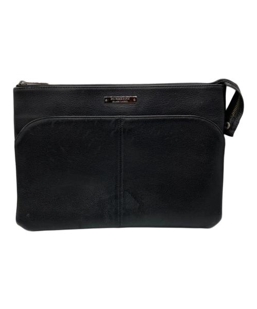 BURBERRY BLACK LABEL（バーバリーブラックレーベル）BURBERRY BLACK LABEL (バーバリーブラックレーベル) レザークラッチバッグの古着・服飾アイテム