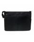 BURBERRY BLACK LABEL (バーバリーブラックレーベル) レザークラッチバッグ：8000円